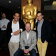 Martin with co-directors Rich Middlemas and Dan Lindsay (Getty Images).